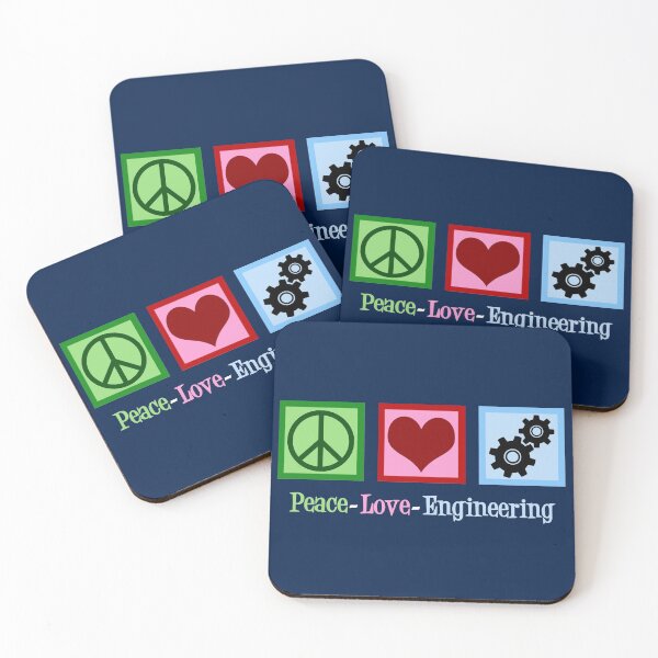 Item preview, Peace Love Engineering designed and sold by Epic Love Designs.