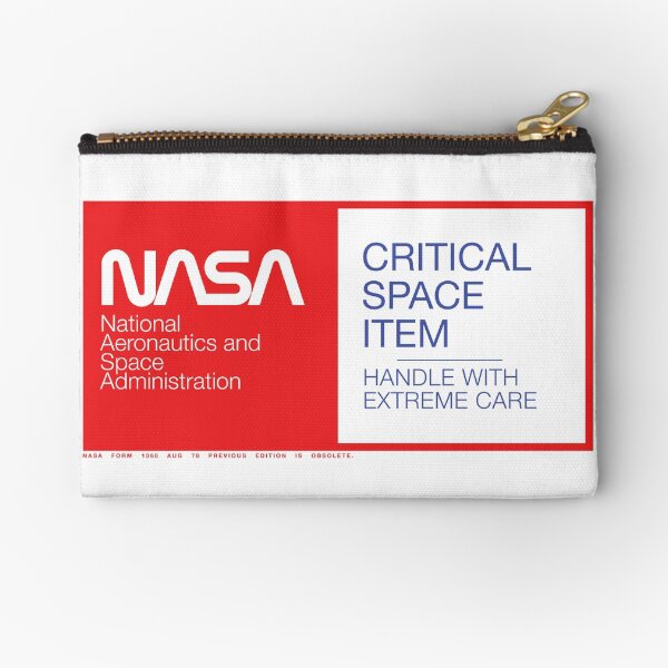 NASA Critical Space Item Zipper Pouch