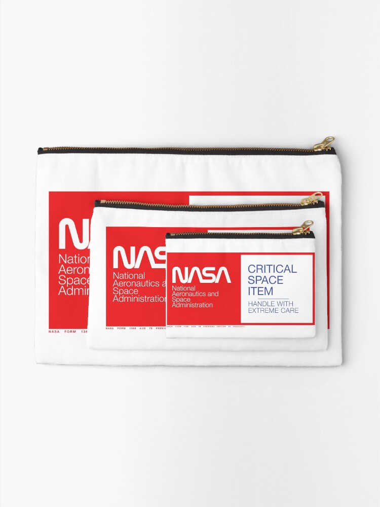 Alternate view of NASA Critical Space Item Zipper Pouch