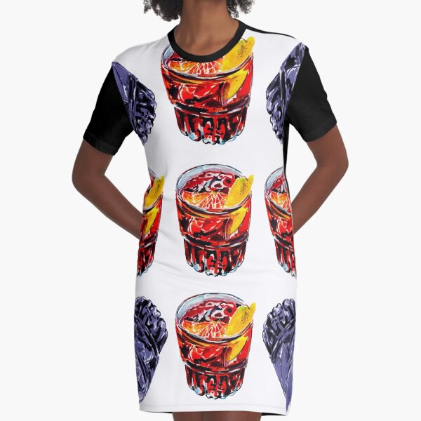 In Negroni we trust Graphic T-Shirt Dress