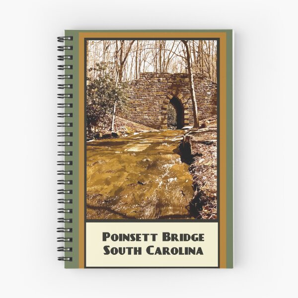 Item preview, Vintage Travel Poster Poinsett Bridge South Carolina designed and sold by candhdesigns.