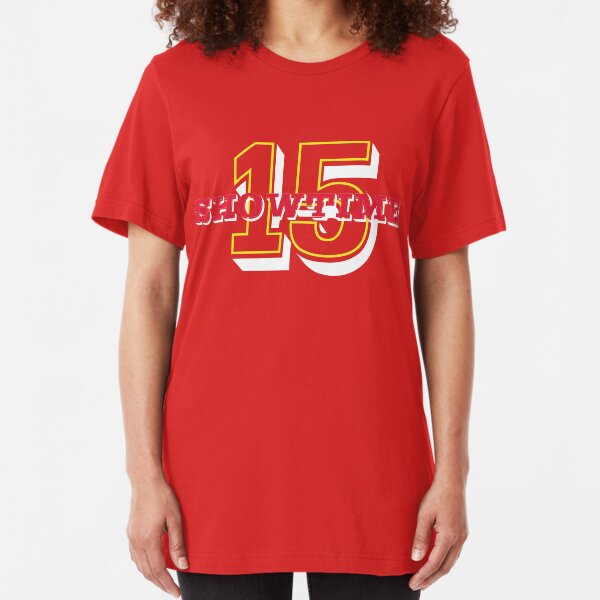 Mahomes Means SHOWTIME in KC Slim Fit T-Shirt