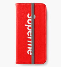 Superme iPhone Flip-Case/Hülle/Klebefolie
