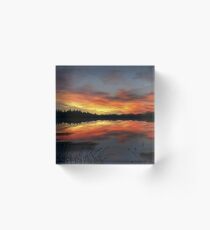 Sunset Acrylic Block