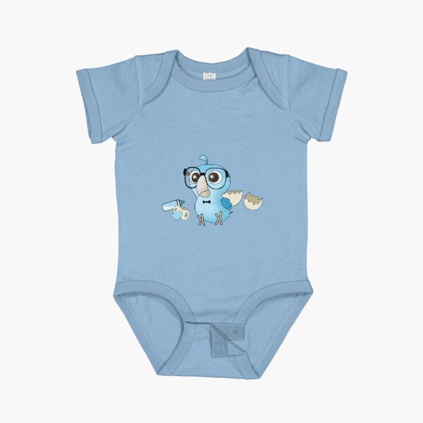Item preview, Baby Nerdy Birdy: Blue designed and sold by VivianRosalee.