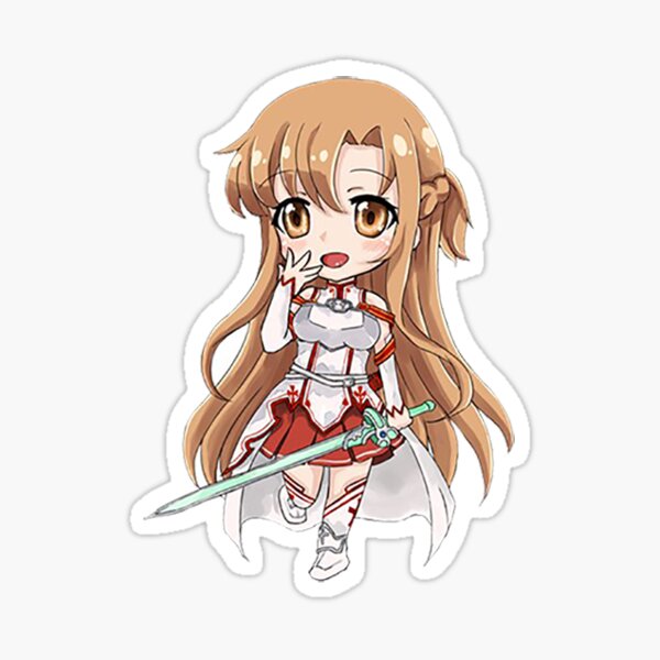 Chibi Asuna Sword Art Online sticker Sticker