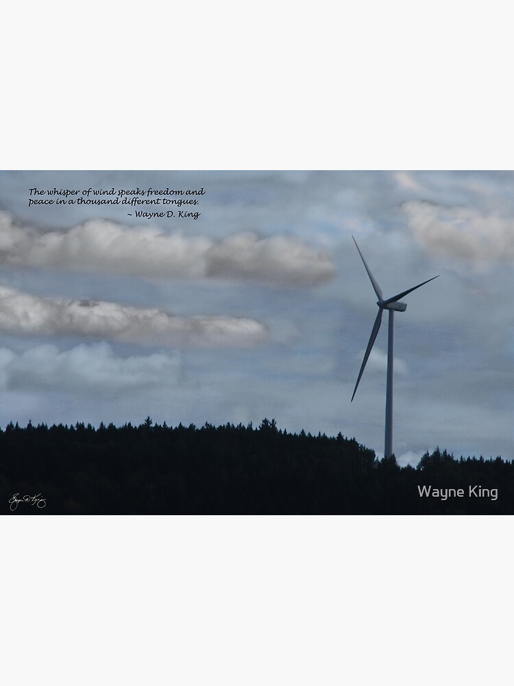The Whisper of Wind Speaks Freedom by waynedking