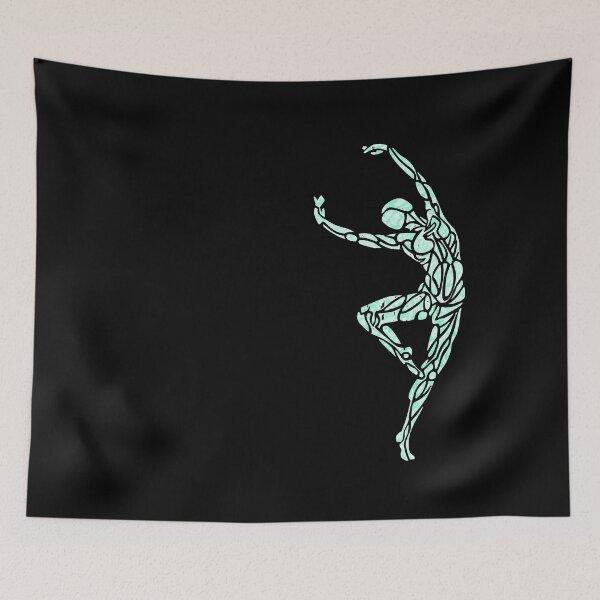 Item preview, Dancer No.14 - Smaller Single Design (Soft Teal) designed and sold by danceink.