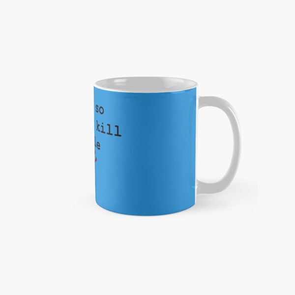 I knit so I don't kill people Classic Mug