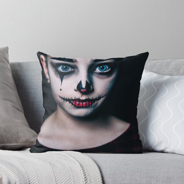 Item preview, Teenage girl wearing sinister clown makeup designed and sold by Sharonroseart.