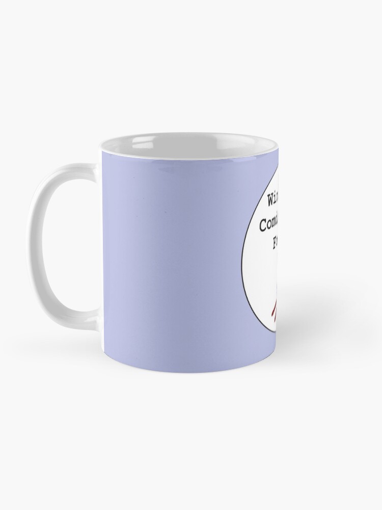 Alternate view of Winter is coming knit faster Mug