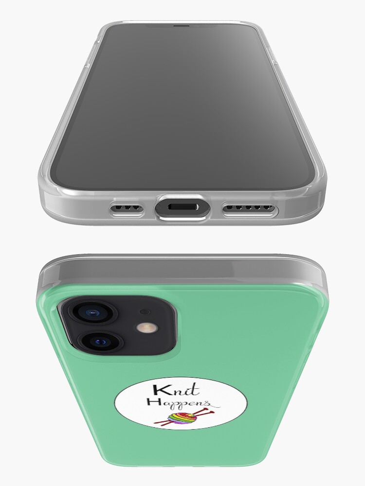 Alternate view of Knit happens iPhone Case & Cover