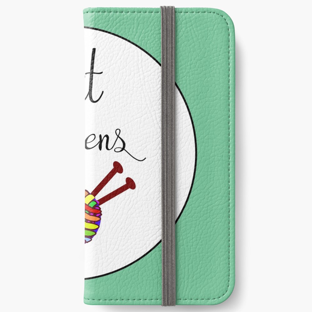 Knit happens iPhone Wallet