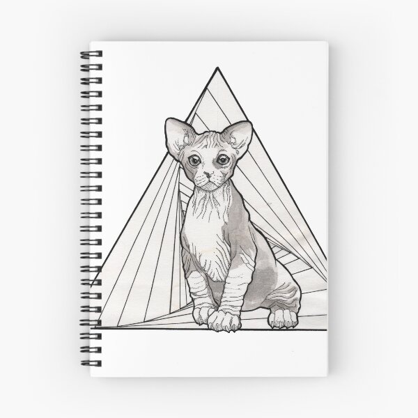 Item preview, triangular egyptian cat designed and sold by LoboGeeks.