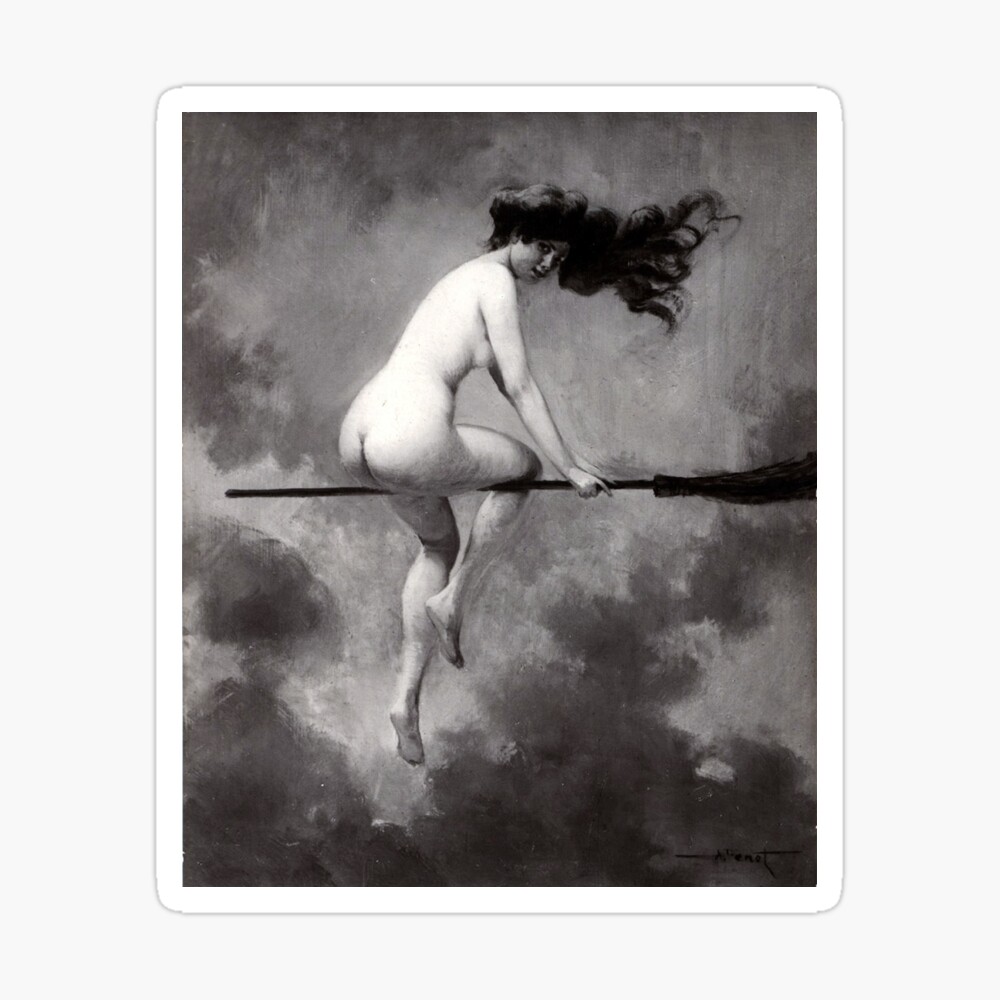 Pour Le Sabbat Witches - Departing for the Sabbath - Albert-Joseph Pénot Photographic Print