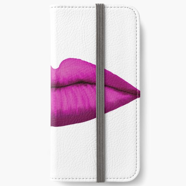 Lips (purple) iPhone Wallet