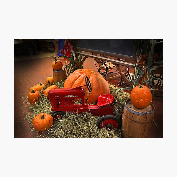 Item preview, Tractor in the Pumpkin Patch designed and sold by elisab.