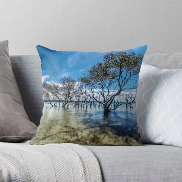 Mangrove paradise Throw Pillow