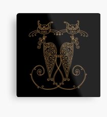 Amusing Cat Metal Print