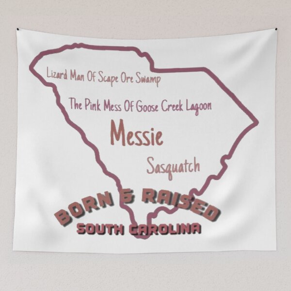 Item preview, South Carolina Cryptids - Born & Raised designed and sold by carlyscreations.