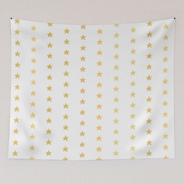 Item preview, Luxe Gold Tiny Christmas Stars Confetti, Drawn Seamless Vector Pattern designed and sold by Limolida.