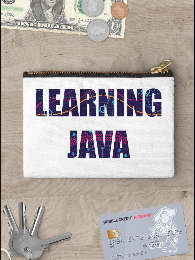 Thumbnail 3 of 4, Zipper Pouch, Learning Java  designed and sold by InspireGifts.