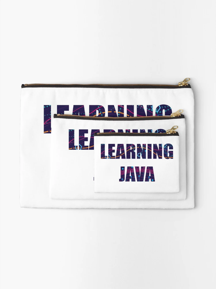 Thumbnail 2 of 4, Zipper Pouch, Learning Java  designed and sold by InspireGifts.