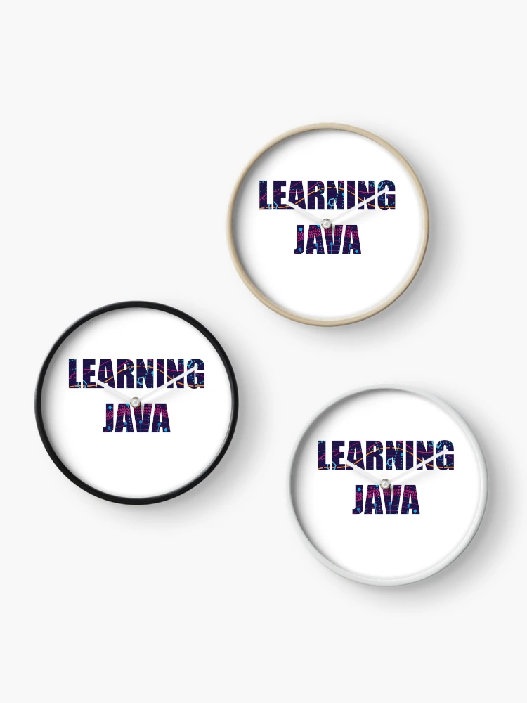 Thumbnail 3 of 4, Clock, Learning Java  designed and sold by InspireGifts.