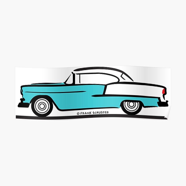 1955 Chevrolet Hardtop Coupe Poster