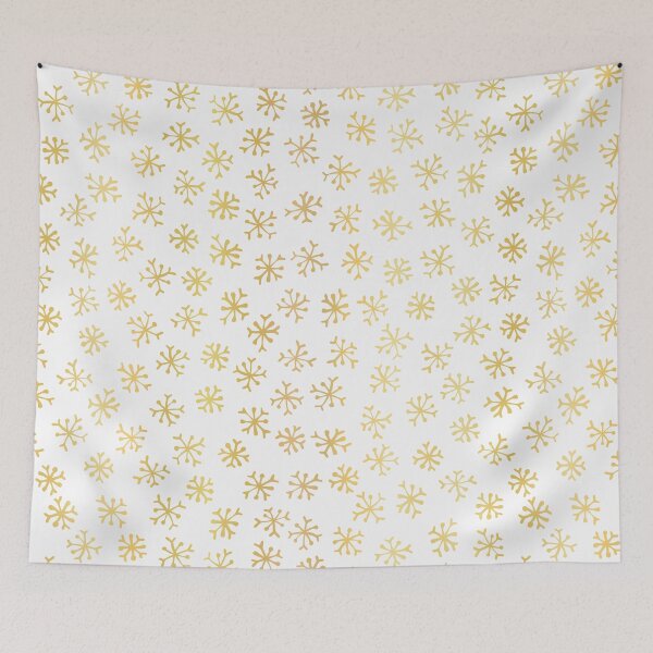 Item preview, Luxe Golden Foil Snowflake Seamless Pattern Background, Elegant Hand Drawn designed and sold by Limolida.