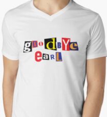 Camiseta de cuello en V Adios conde