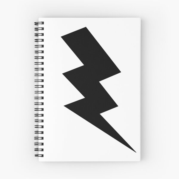 Item preview, Black storm lightning bolt designed and sold by Whimsytale.