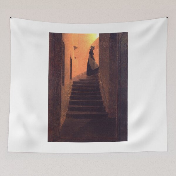 Item preview, Woman on the Stairs (Caspar David Friedrich) designed and sold by ArtHistorical.