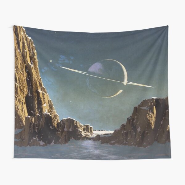 Saturn from Titan Tapestry
