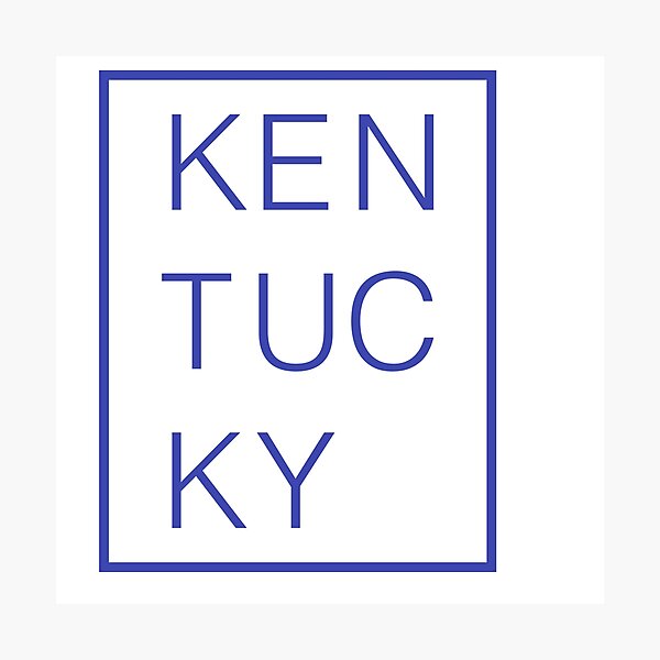 Item preview, KENTUCKY - Blue designed and sold by likejill.