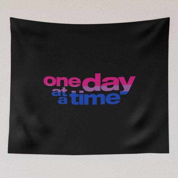 Item preview, Bi Pride / One Day at a Time Logo designed and sold by brenda-lee.