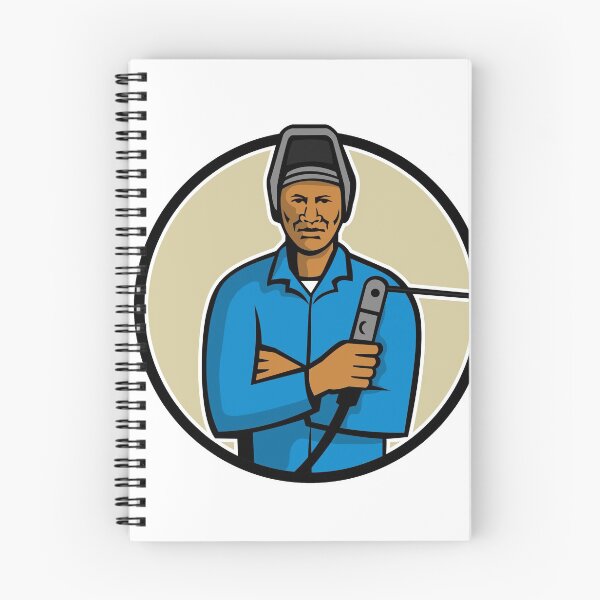 Item preview, African American Welder Mascot designed and sold by patrimonio.