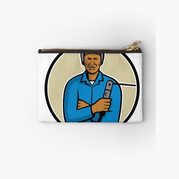 Item preview, African American Welder Mascot designed and sold by patrimonio.
