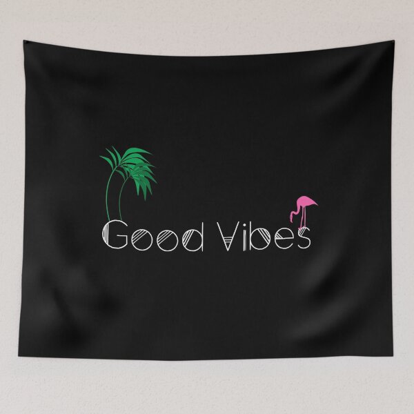 Item preview, Good Vibes ~ Flamingo & Palm designed and sold by JStuartArt.