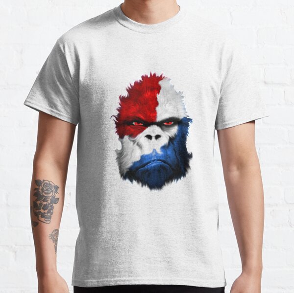 National Cryptid Society Red White and Blue Patriotic Bigfoot / Sasquatch Classic T-Shirt