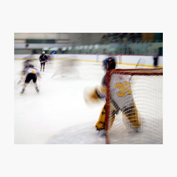 Saturday Morning Hockey Practice Photographic Print