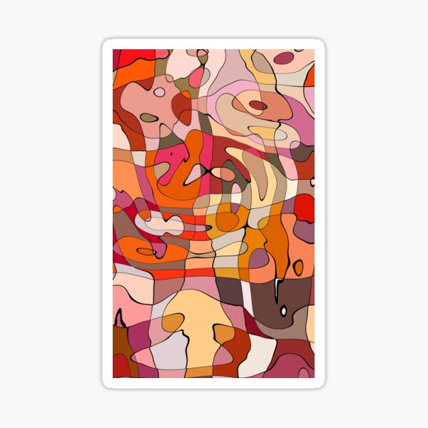 Item preview, Modern Abstract Wavy Art designed and sold by Dator.