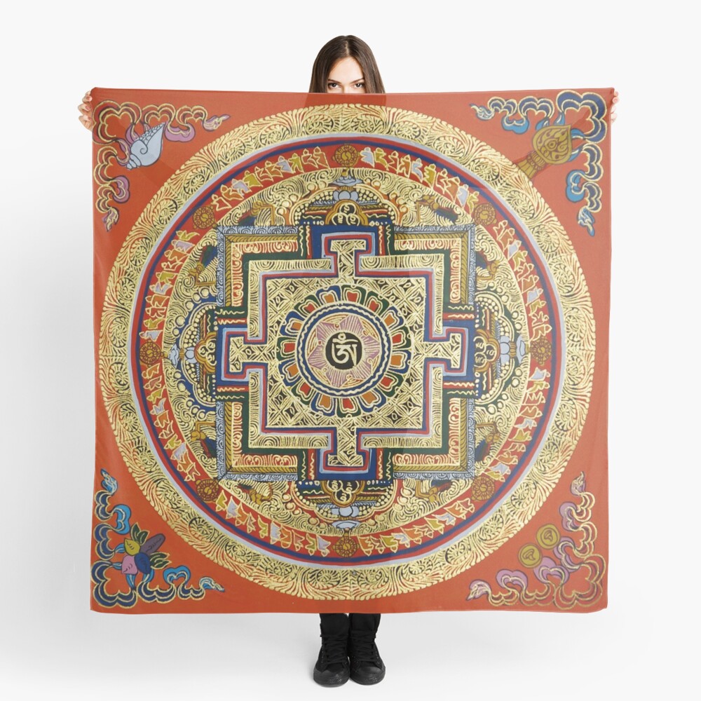 Tibetan Mandala Scarf