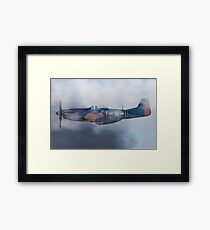 Smokin' Mustang! Framed Print