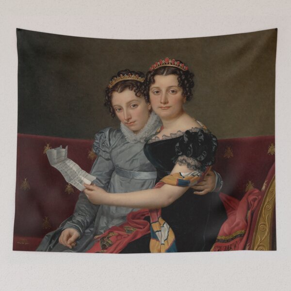 Item preview, The Sisters Zénaïde and Charlotte Bonaparte - Jacques-Louis David designed and sold by themasters.