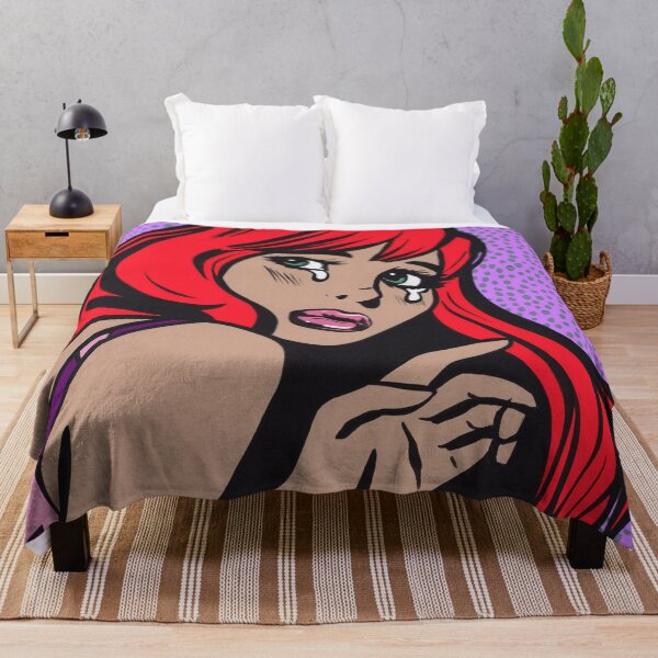 Item preview, Red Bangs Crying Comic Girl designed and sold by turddemon.
