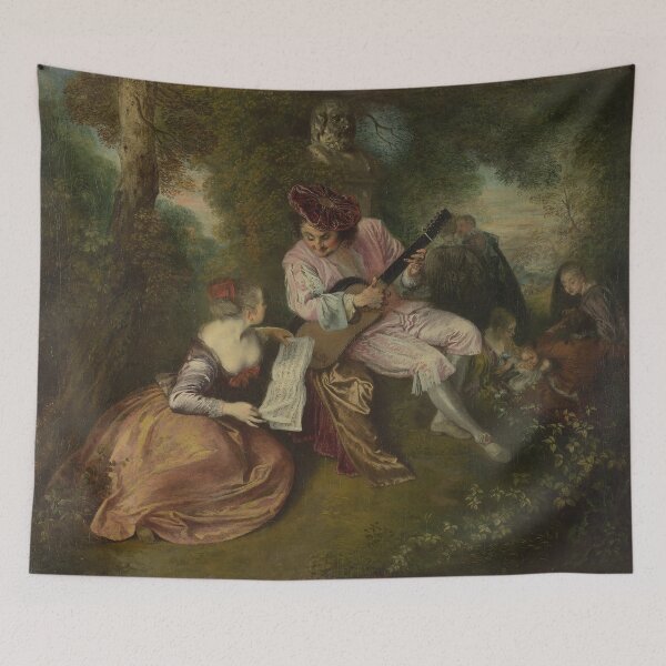 Item preview, The Love Song - Antoine Watteau designed and sold by themasters.