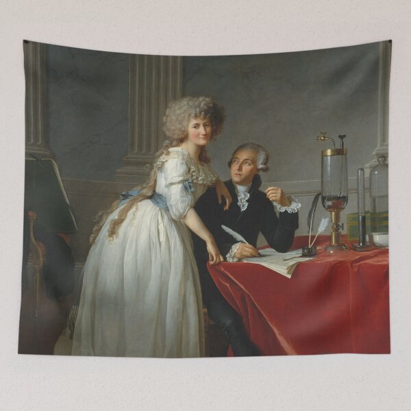 Item preview, Portrait of Monsieur de Lavoisier and his Wife, chemist Marie-Anne Pierrette Paulze - Jacques-Louis David designed and sold by themasters.