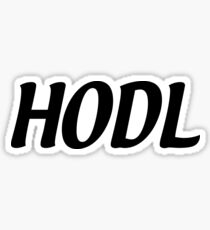 hodl Sticker