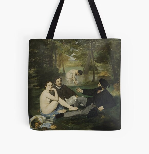 Luncheon on the Grass - Édouard Manet All Over Print Tote Bag